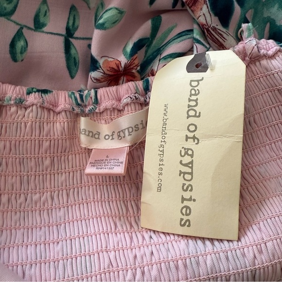 Band of Gypsies Strappy Floral Dress Size Large NWT - Picture 4 of 5